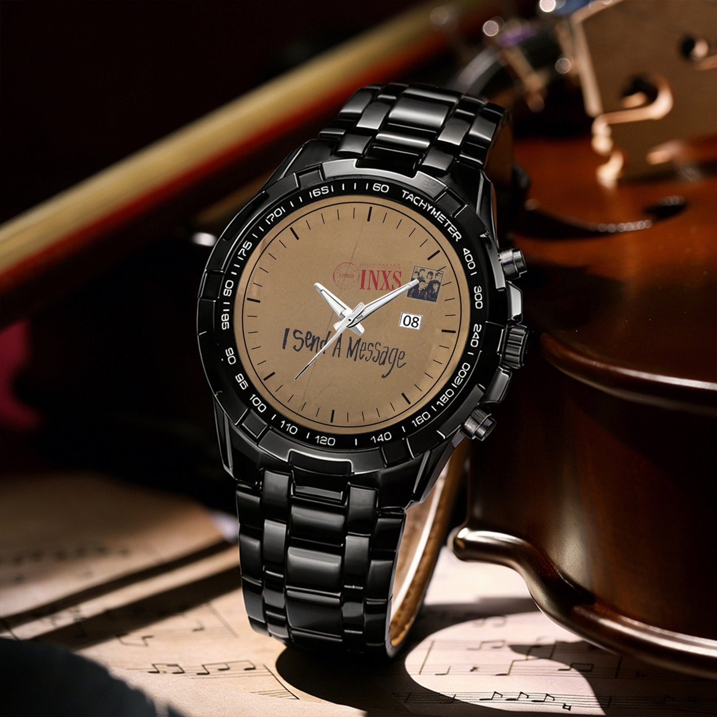 INXS Albums Collection Watch - Multiple Classic Rock Album Designs Available