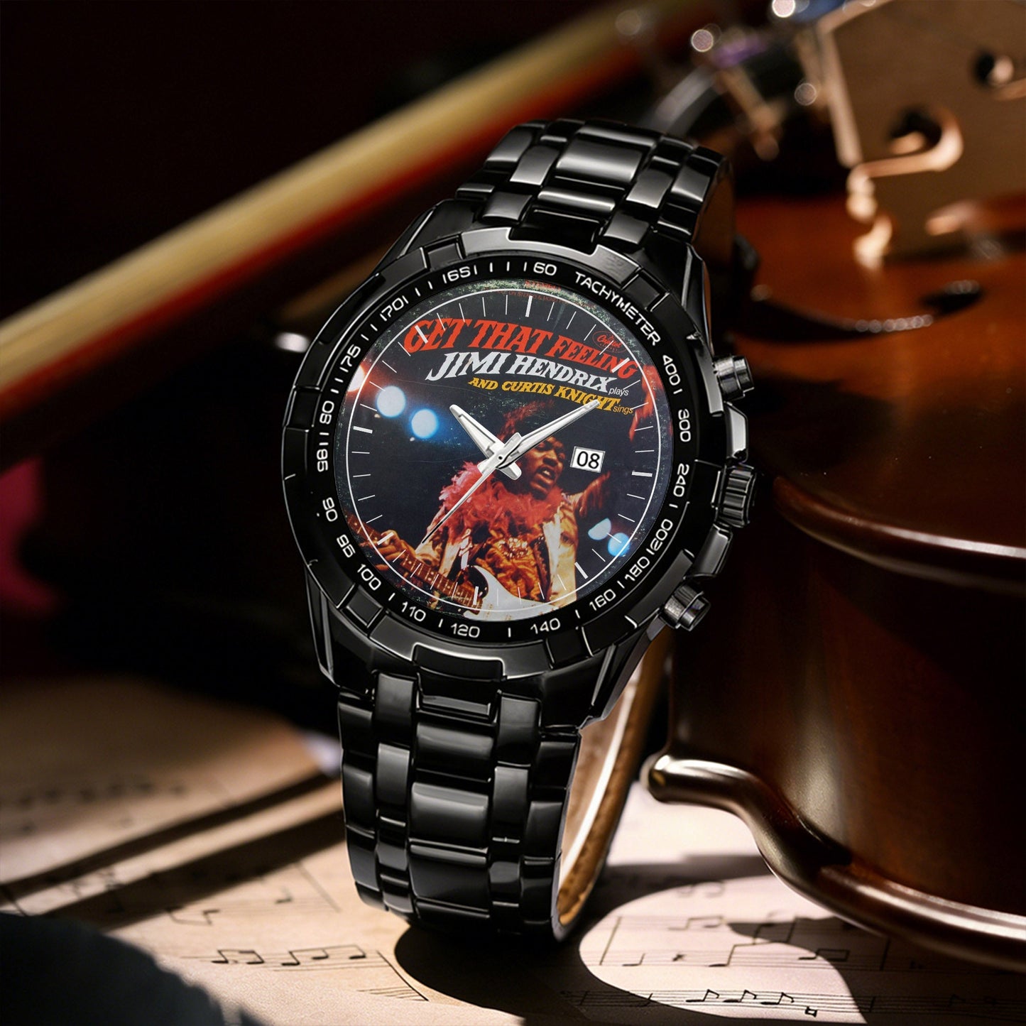 Jimi Hendrix Albums Collection Watch - Multiple Classic Album Designs Available