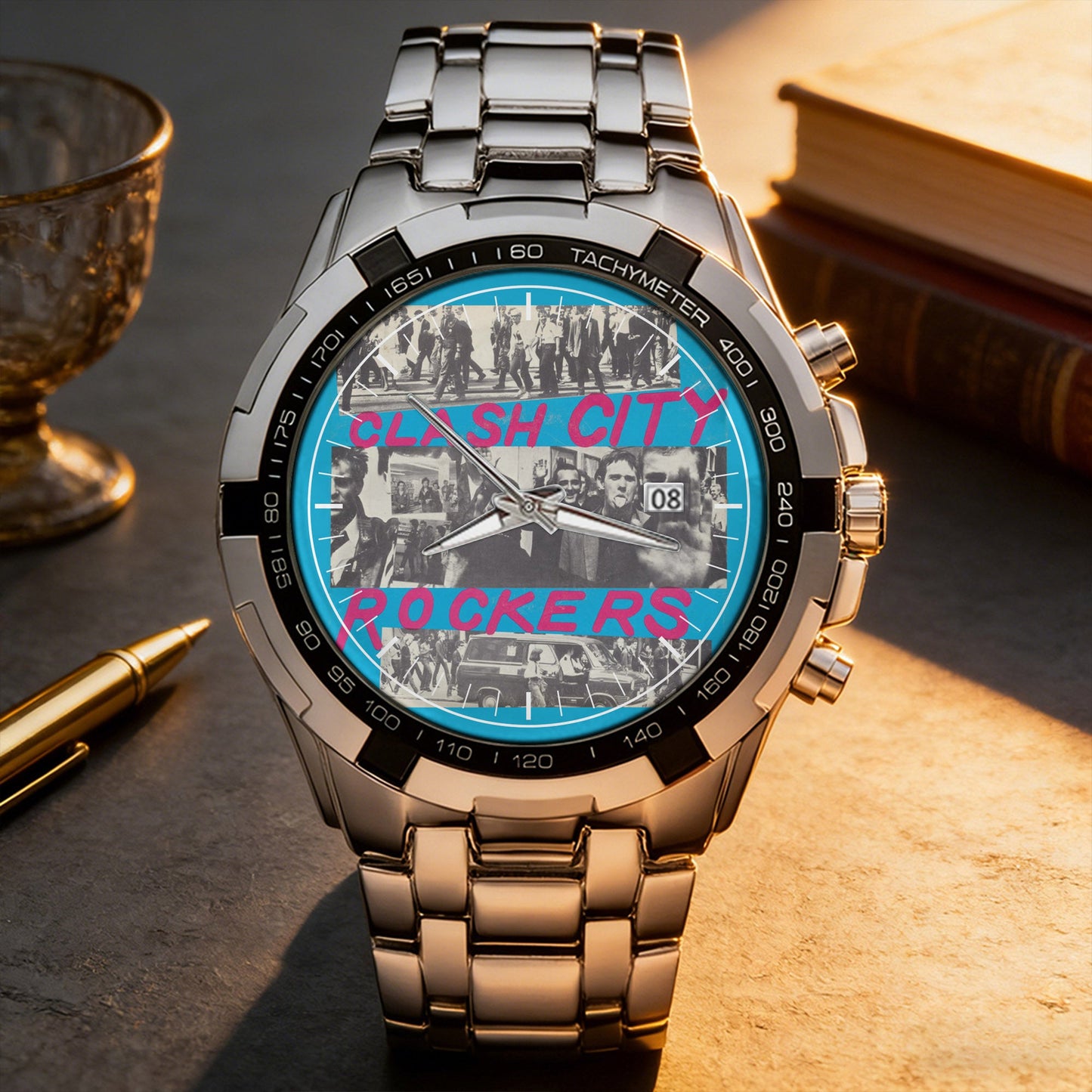 The Clash Albums Collection Watch - Multiple Classic Rock Album Designs Available