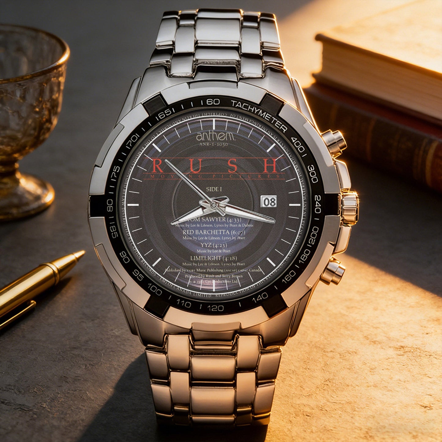 Rush Albums Collection Watch - Multiple Classic Album Designs Available
