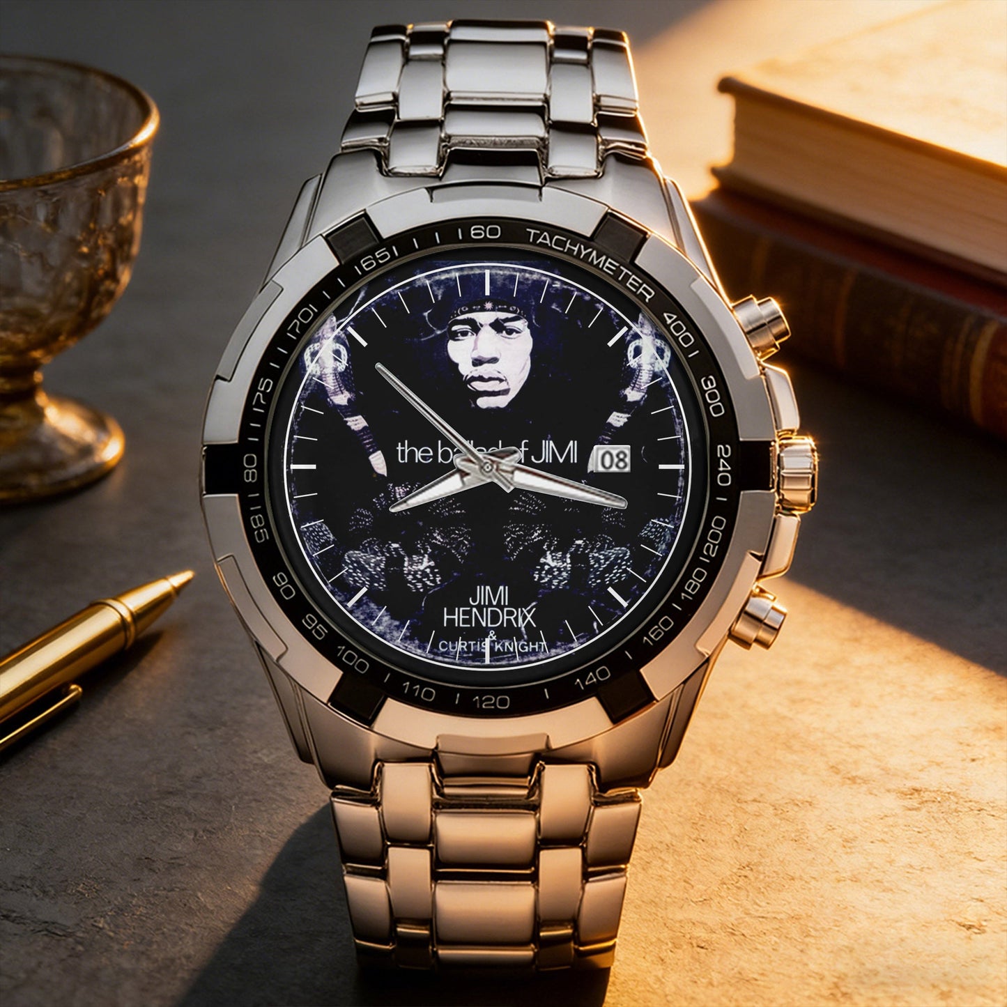 Jimi Hendrix Albums Collection Watch - Multiple Classic Album Designs Available
