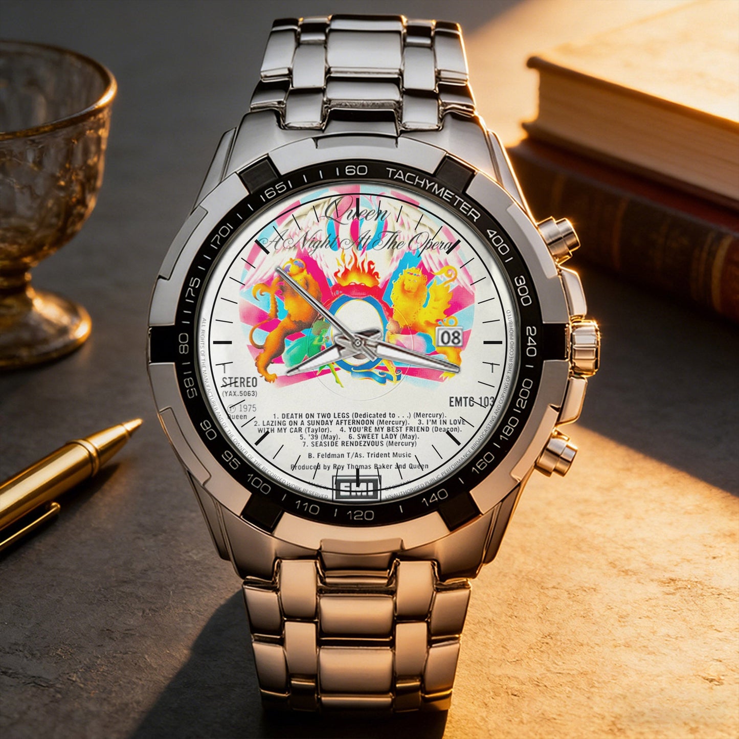 Queen Albums Collection Watch - Multiple Classic Album Designs Available