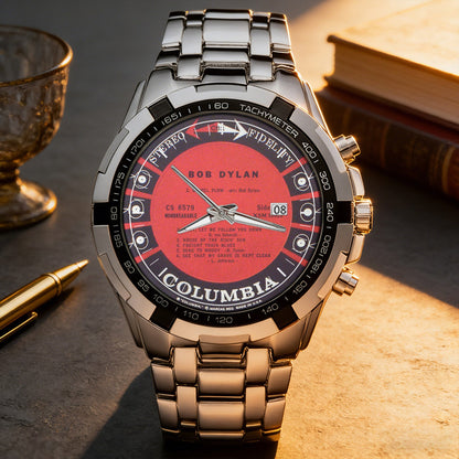 Bob Dylan Albums Collection Watch - Multiple Classic Album Designs Available