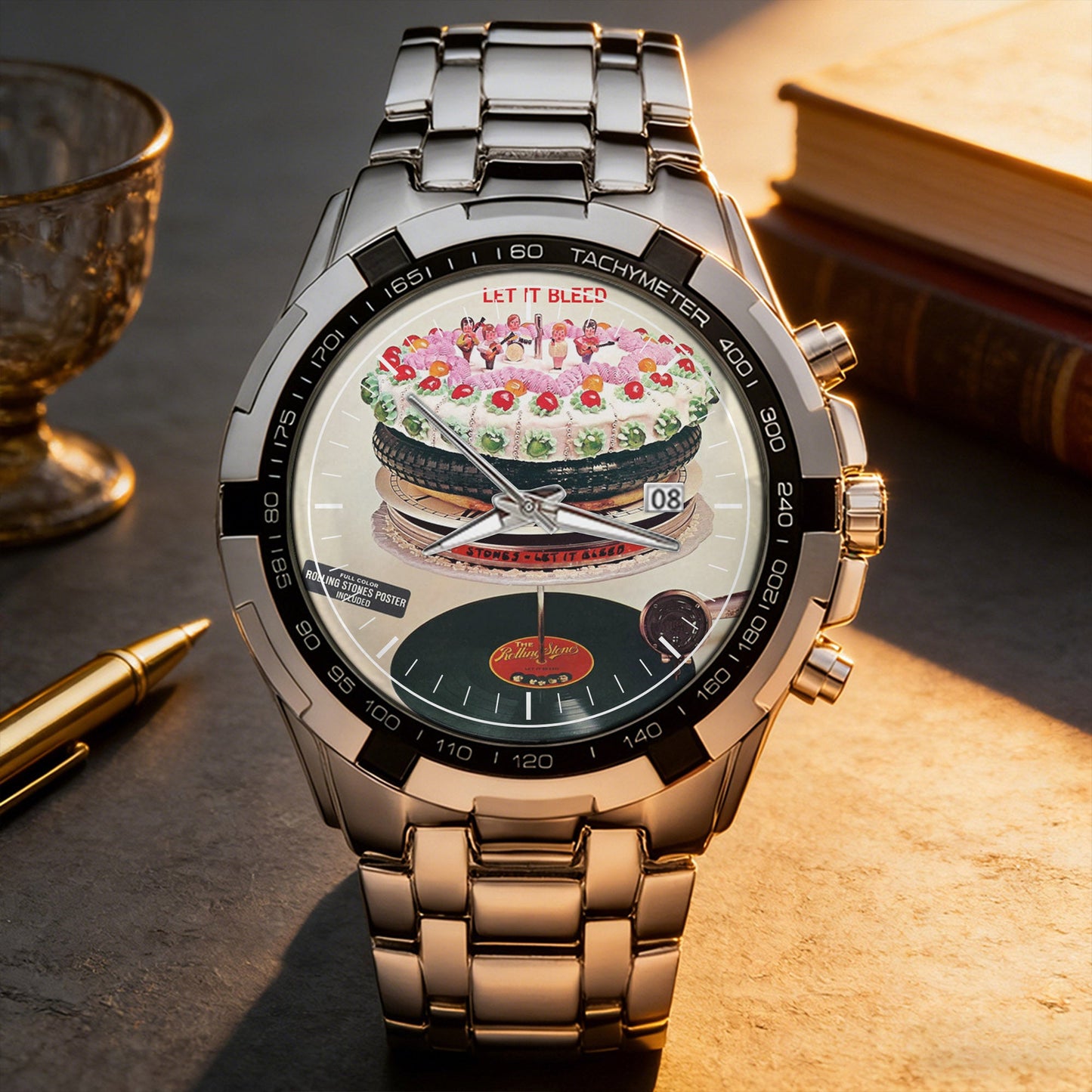 The Rolling Stones Albums Collection Watch - Multiple Classic Album Designs Available