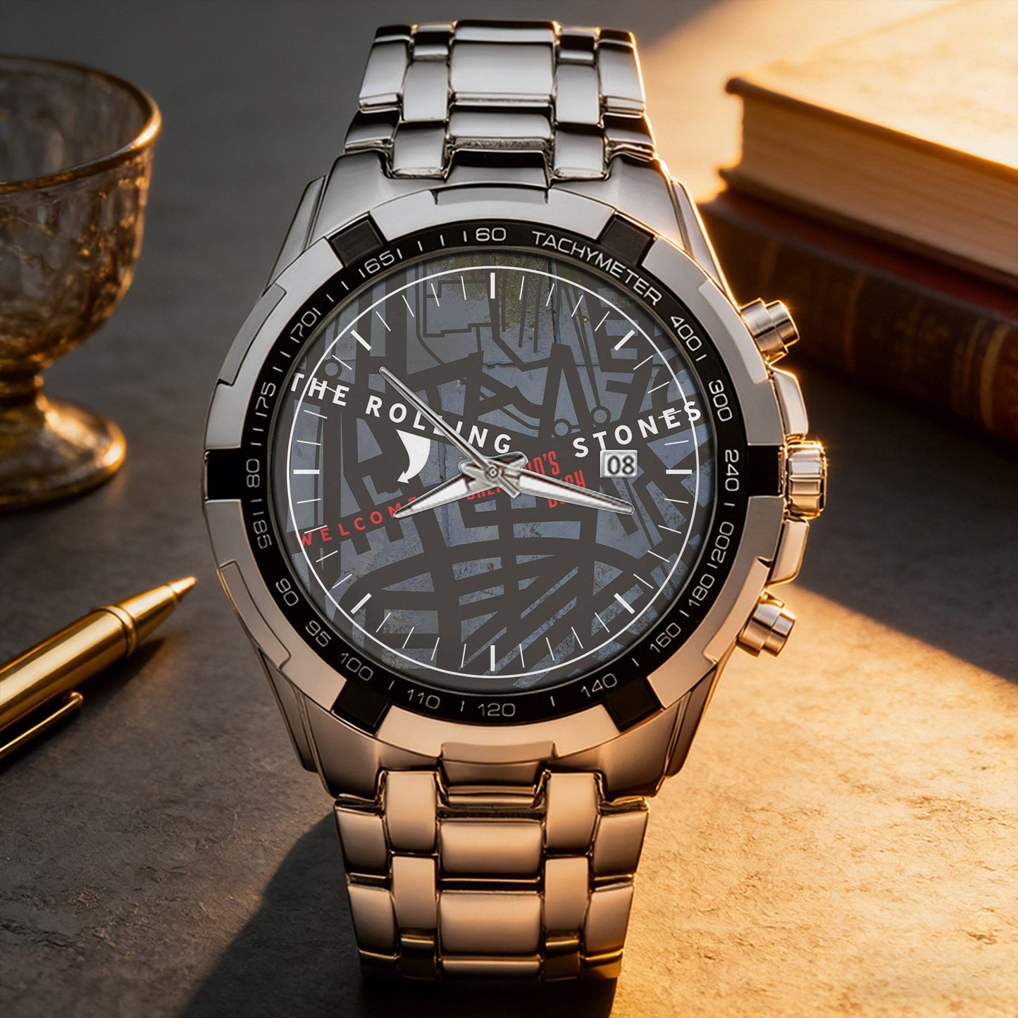 The Rolling Stones Albums Collection Watch - Multiple Classic Album Designs Available