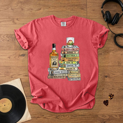Bob Marley Cassette Album Collection T-Shirt – Retro Rock Music Bob Marley Merch Tee