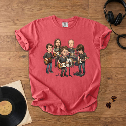 Radiohead Vintage Alternative Rock Band Comfort Tee – Retro Music Fan T-Shirt
