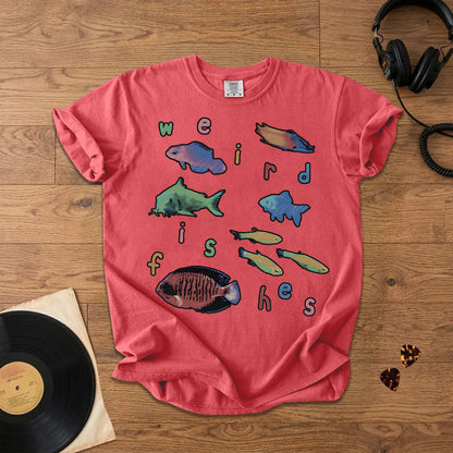 Weird Fishes Radiohead Comfort Tee – Space & Retro Rock Inspired Graphic Shirt