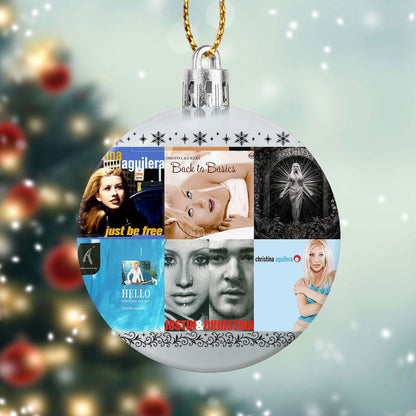 Christina Aguilera Ball Ornament – Pop Diva Elegance for the Holidays