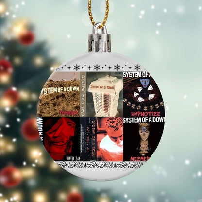 System of a Down Ball Ornament – A Bold Christmas Gift for True Rock Fans