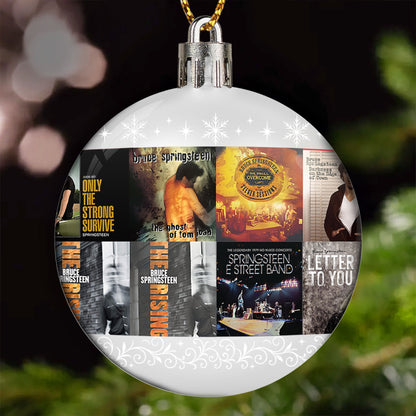 Bruce Springsteen Ball Ornament – A Tribute to The Boss and the Spirit of Rock