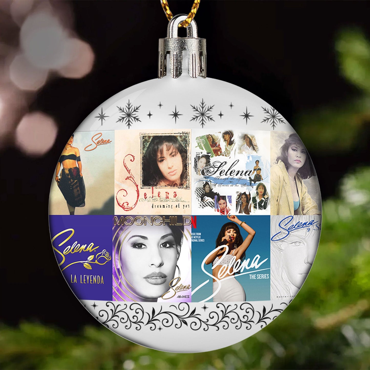 Selena Ball Ornament – The Queen of Tejano Shines Bright This Christmas