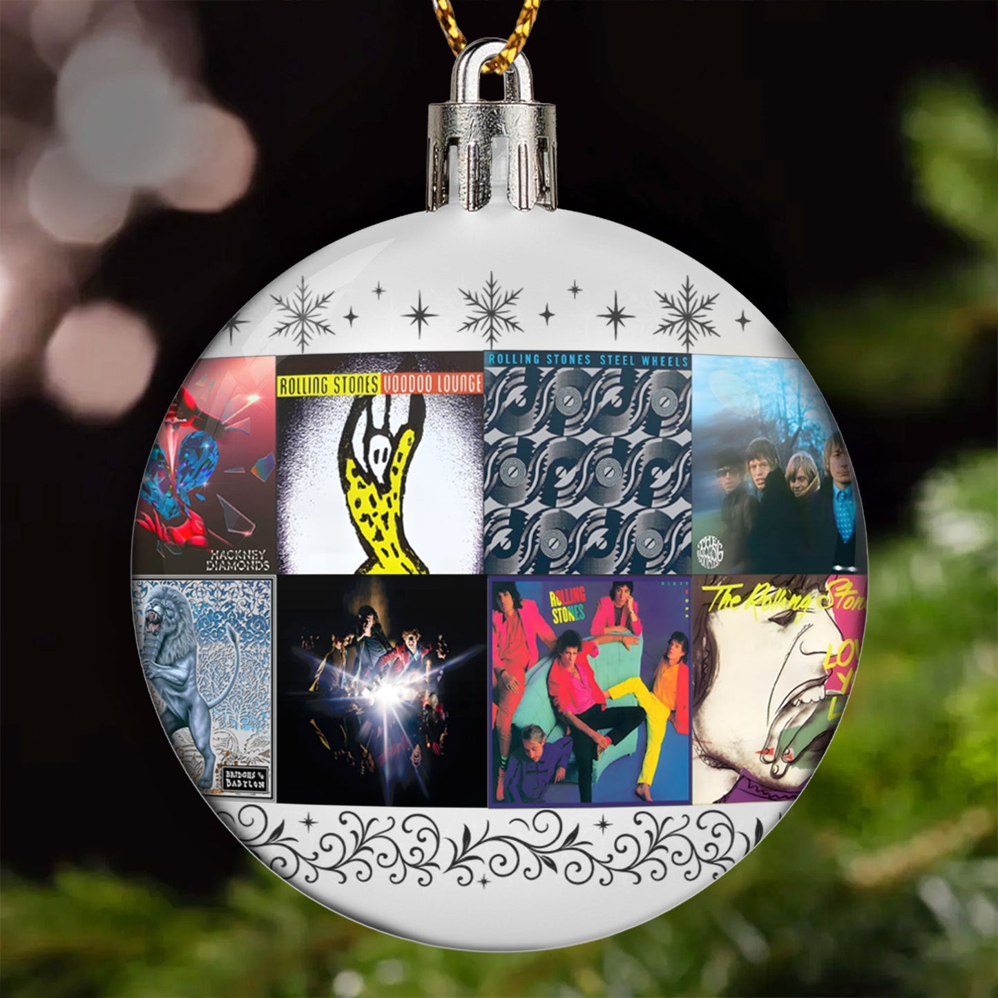 The Rolling Stones Ball Ornament – Rock ’n’ Roll Royalty for Your Tree