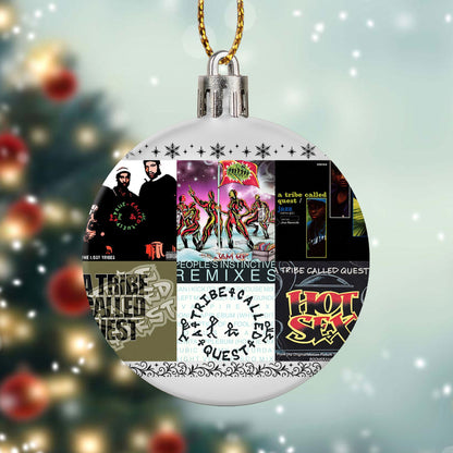 A Tribe Called Quest Ball Ornament – Hip-Hop Legends in Holiday Style