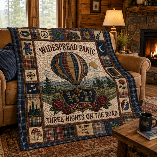 Widespread Panic Quilt Blanket – Iconic Symbol Inspired High Quality Quilt Blanket