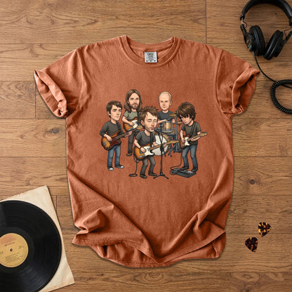 Radiohead Vintage Alternative Rock Band Comfort Tee – Retro Music Fan T-Shirt