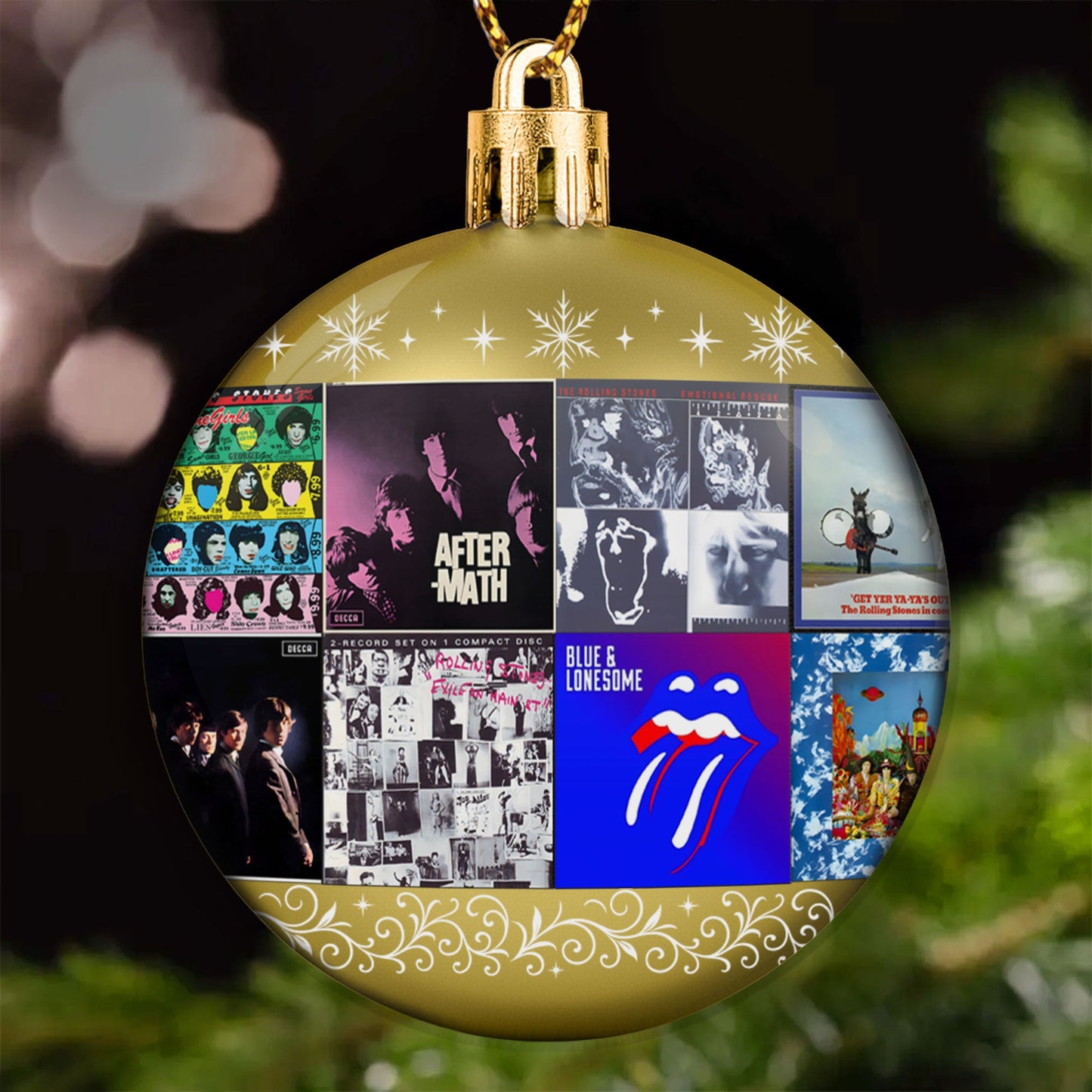 The Rolling Stones Ball Ornament – Rock ’n’ Roll Royalty for Your Tree