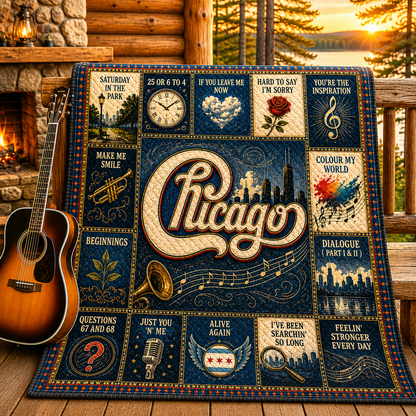 Chicago Band Jazz Rock Quilt Blanket – You're The Inspiration In Every Stitch