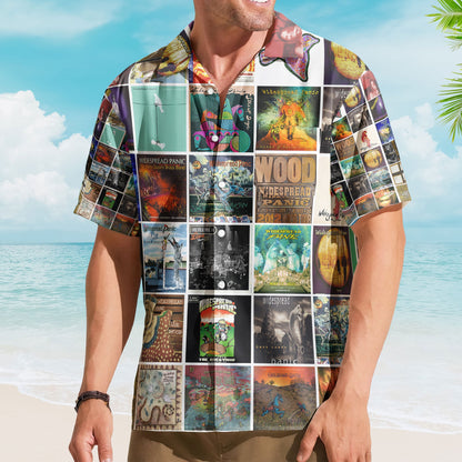 Widespread Panic Hawaiian Shirt – Vintage Album Collage Southern Rock Style