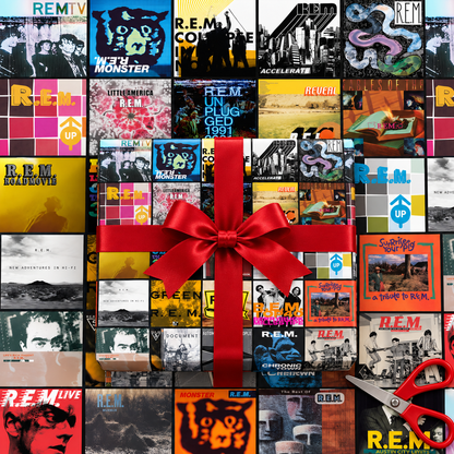 R.E.M. Album Cover Wrapping Paper Roll – Alternative Rock Music Gift Wrap, Vintage Album Collage Christmas Wrapping Paper for R.E.M. Fans