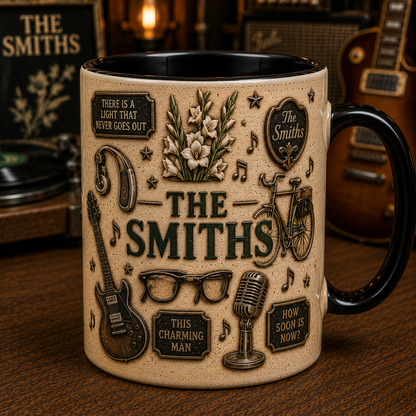 The Smiths Mug – Indie Rock Ceramic Coffee Mug, Vintage Music Gift for The Smiths Fans