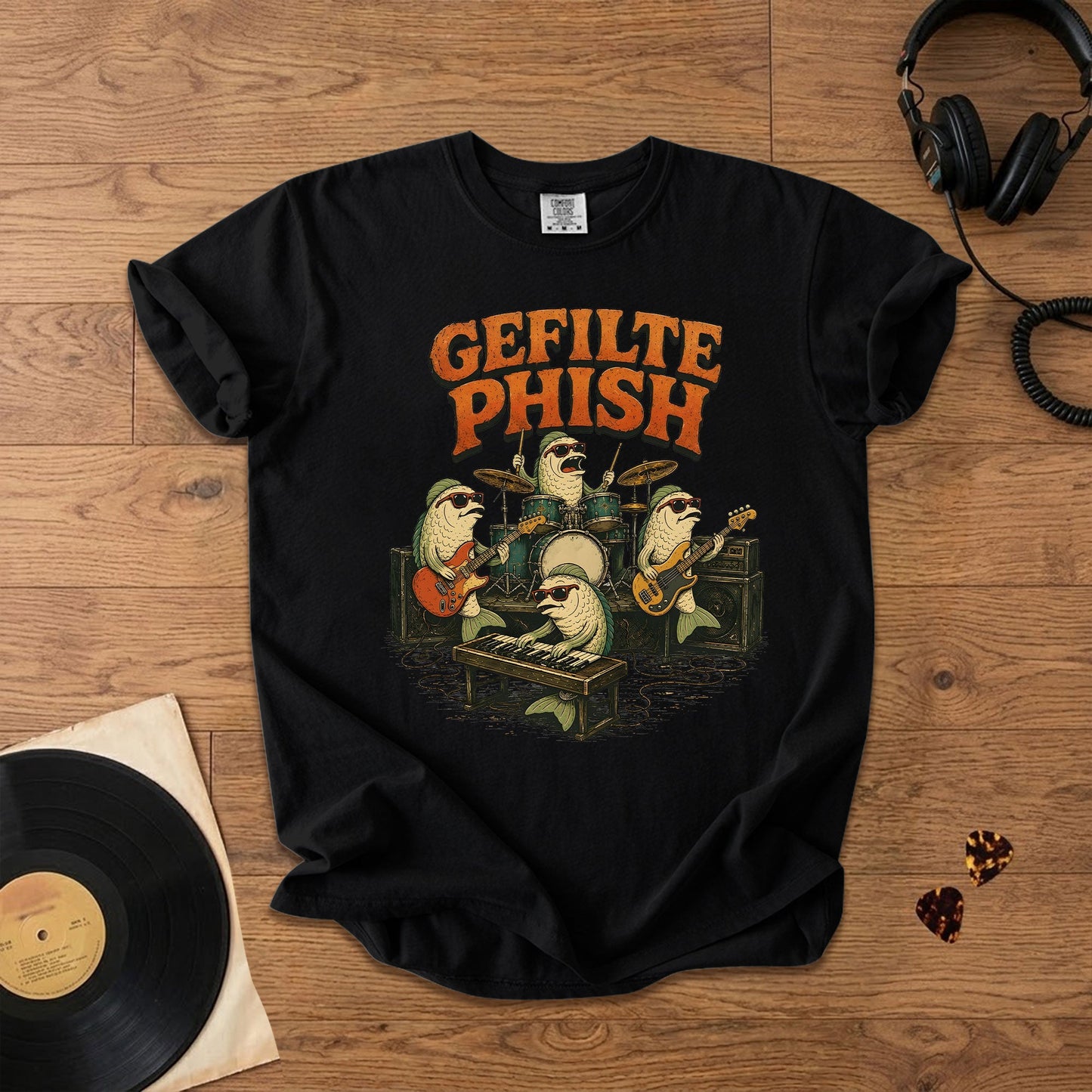 Gefilte Phish T-Shirt – Retro Rock Music Phish Band Merch Tee