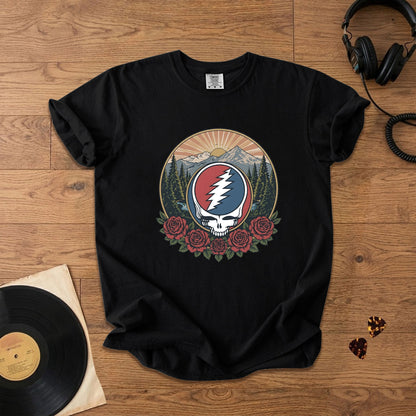 Grateful Dead Steal Your Face T-Shirt – Retro Rock Music Band Merch Tee