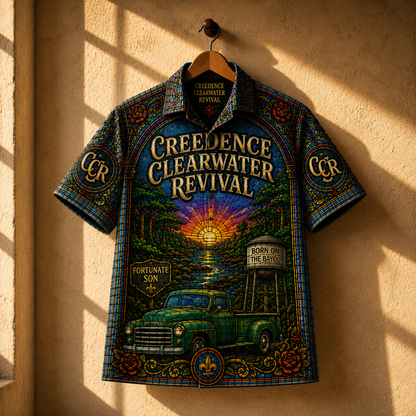 Creedence Clearwater Revival Hawaiian Shirt - Unisex Have You Ever Seen The Rain Merch