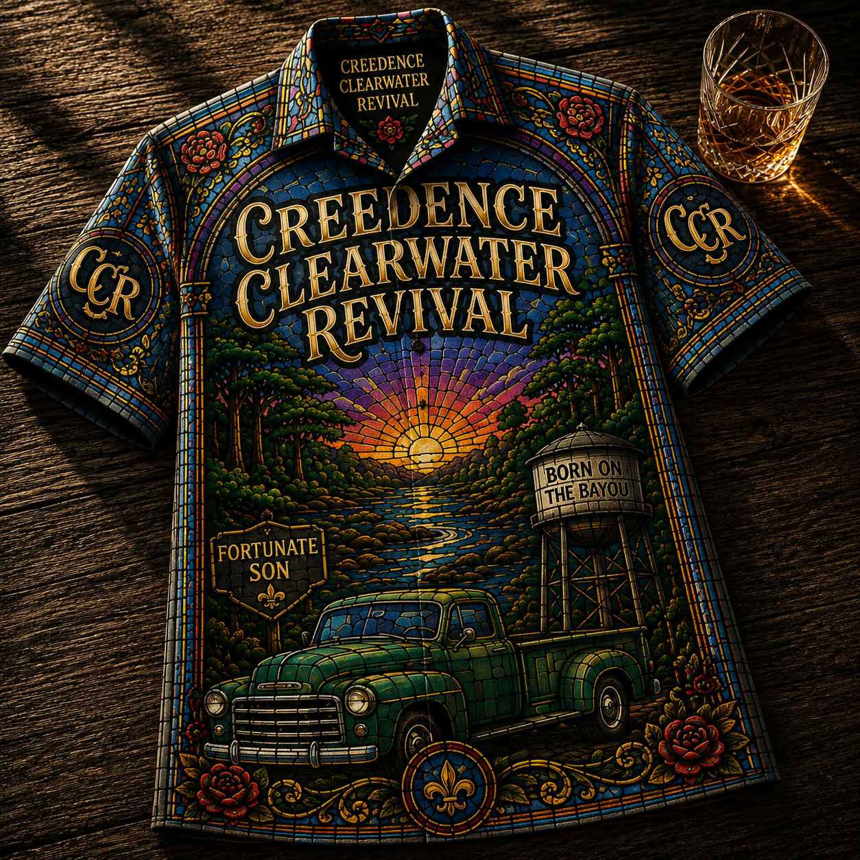 Creedence Clearwater Revival Hawaiian Shirt - Unisex Have You Ever Seen The Rain Merch