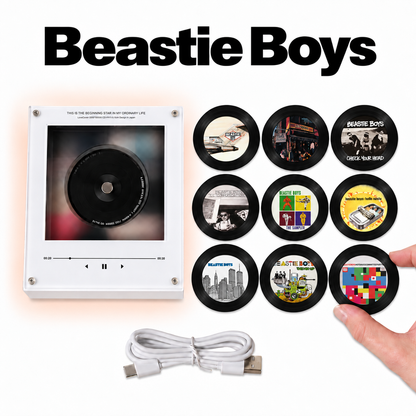 Beastie Boys MagTune Mini CD Player Decor Set – Hip Hop Album Art Display, Beastie Boys Merchandise Collectible