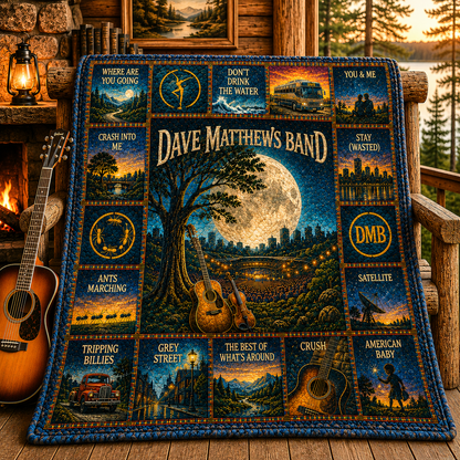 Dave Matthews Band Jam Rock Quilt Blanket – A Magical Musical Journey In Every Stitch