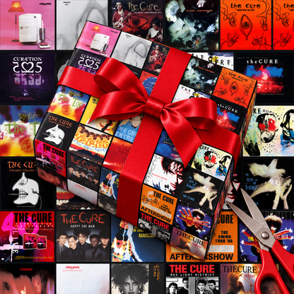 The Cure Album Cover Wrapping Paper Roll – Gothic Alternative Rock Music Gift Wrap, Vintage Album Collage Christmas Wrapping Paper for The Cure Fans
