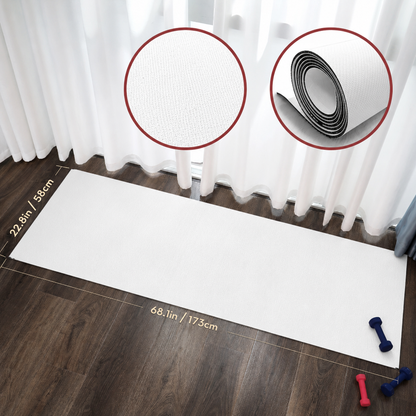 Vintage The Beatles Yoga Mat – Toile de Jouy Inspired Non-Slip Fitness Mat
