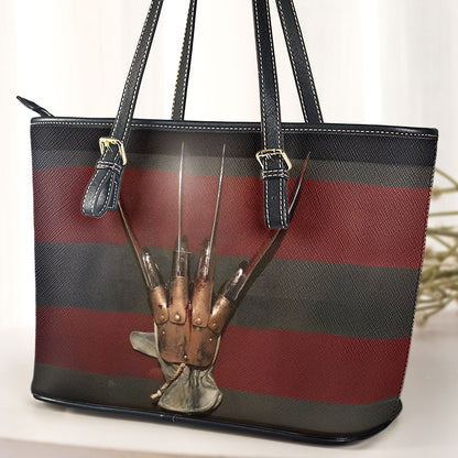 Nightmare Claw Leather Handbag – Horror Inspired Tote