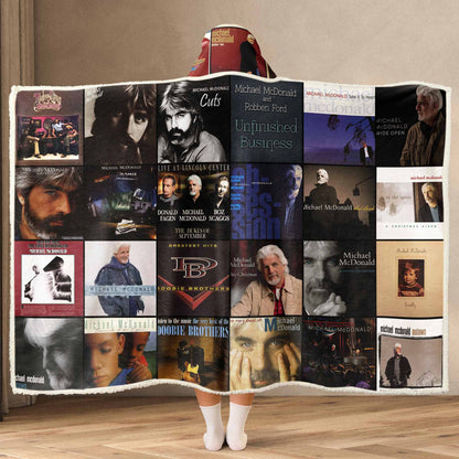 Michael McDonald Wearable Hooded Blanket – Smooth Soulful Warmth You Can Wear