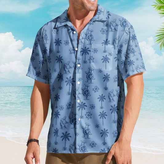 Grateful Dead Accent Hawaiian Shirt – Terrapin Turtles Aloha All-Over Print Button-Up
