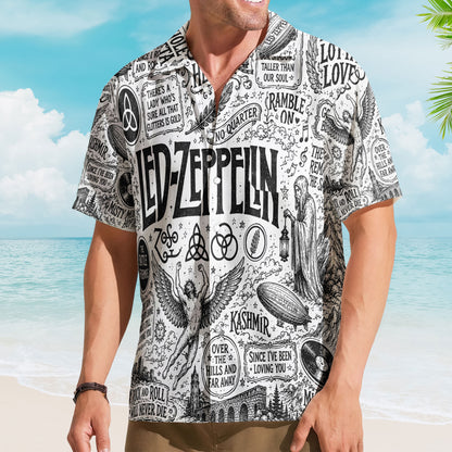 Avril Lavigne Pop Punk Princess Hawaiian Shirt – Signature Lyrics & Doodles Edition