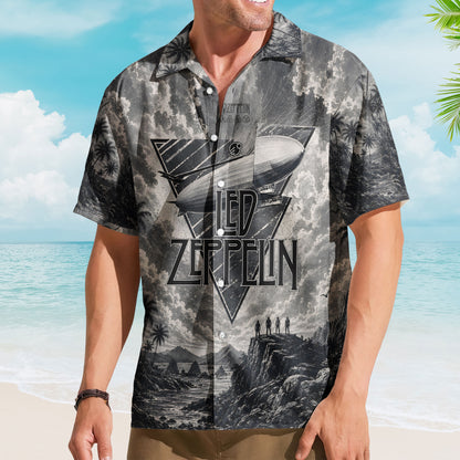 Led Zeppelin Hawaiian Shirt – Classic Rock Metal Fan Gift Summer Shirt