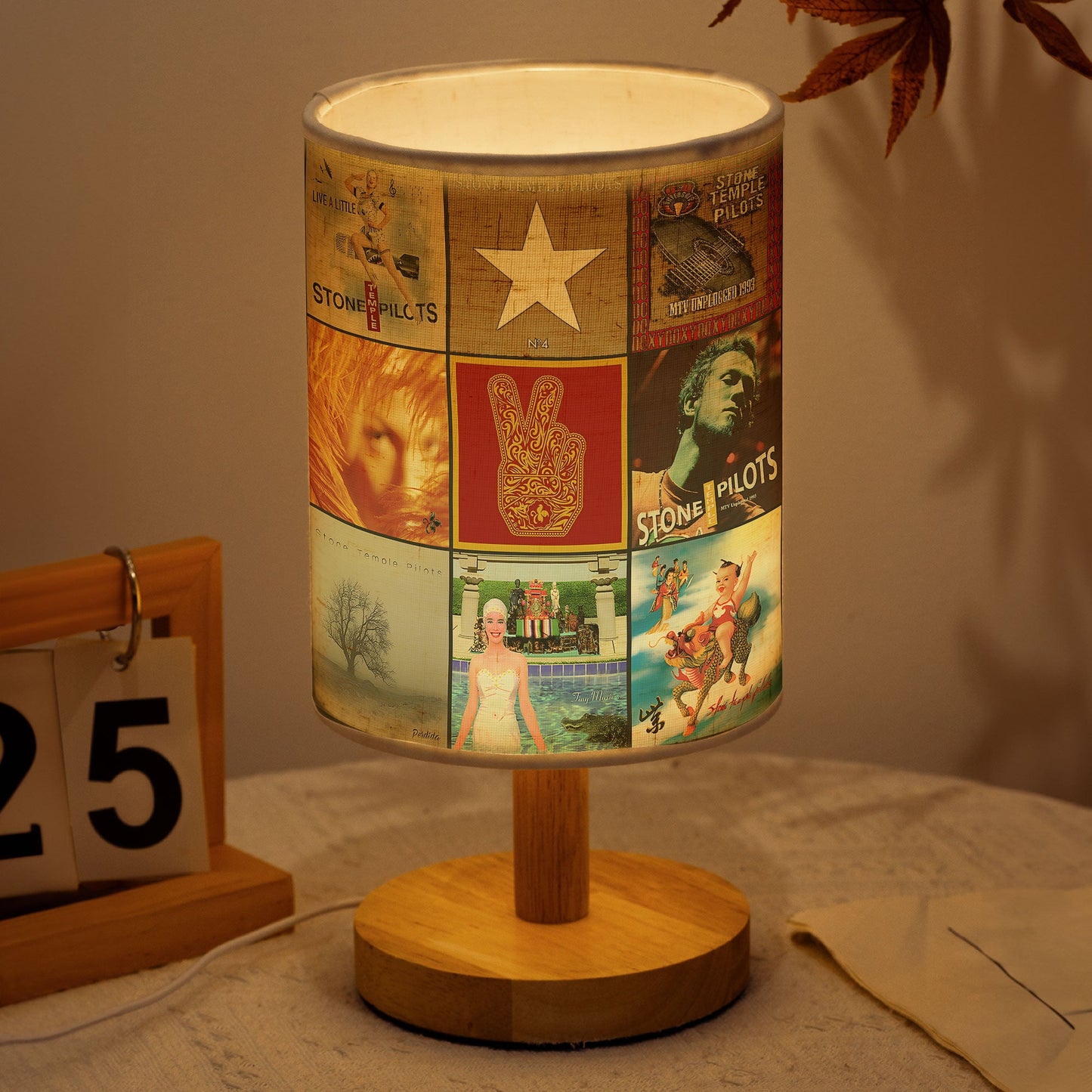 Stone Temple Pilots Fabric Lamp – 90s Rock Spirit