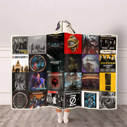 Shinedown Wearable Hooded Blanket – Modern Rock Strength You Can Wear
