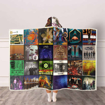 311 Wearable Hooded Blanket – For Fans of Funk-Rock, Reggae Fusion & Good Vibes
