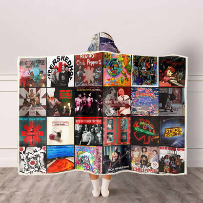 Red Hot Chili Peppers Wearable Hooded Blanket – A Funk-Rock Warmth You Can Wear