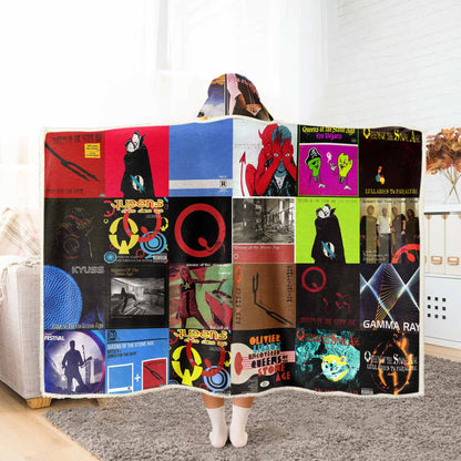 Queens of the Stone Age Wearable Hooded Blanket – Desert Rock Vibes You Can Wear