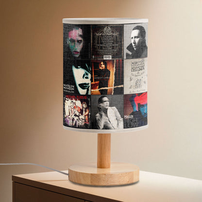Marilyn Manson Album Art Decorative Fabric Lamp