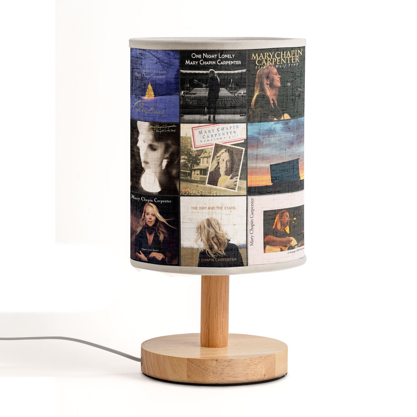Mary Chapin Carpenter Album Cover Lamp – Country Folk Nostalgia Home Decor