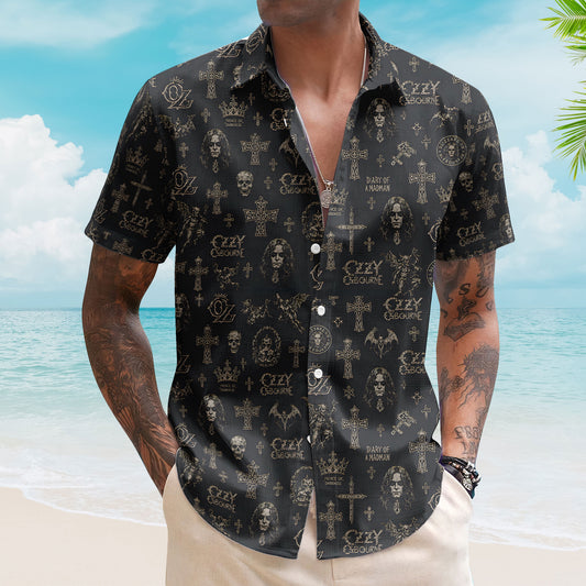 Ozzy Osbourne Hawaiian Shirt – Prince of Darkness All Over Print Aloha Shirt