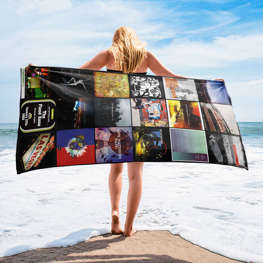 Dave Matthews Band Beach Towel – Album Cover Collage Rock Towel