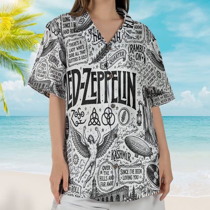 Avril Lavigne Pop Punk Princess Hawaiian Shirt – Signature Lyrics & Doodles Edition