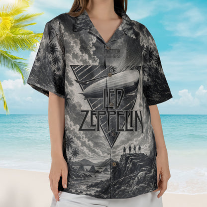Led Zeppelin Hawaiian Shirt – Classic Rock Metal Fan Gift Summer Shirt