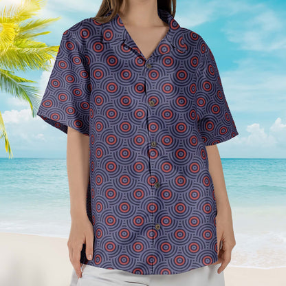 Phish  Summer Donuts Unisex Hawaiian Shirt – Retro Geometric Hawaiian Button-Up Shirt